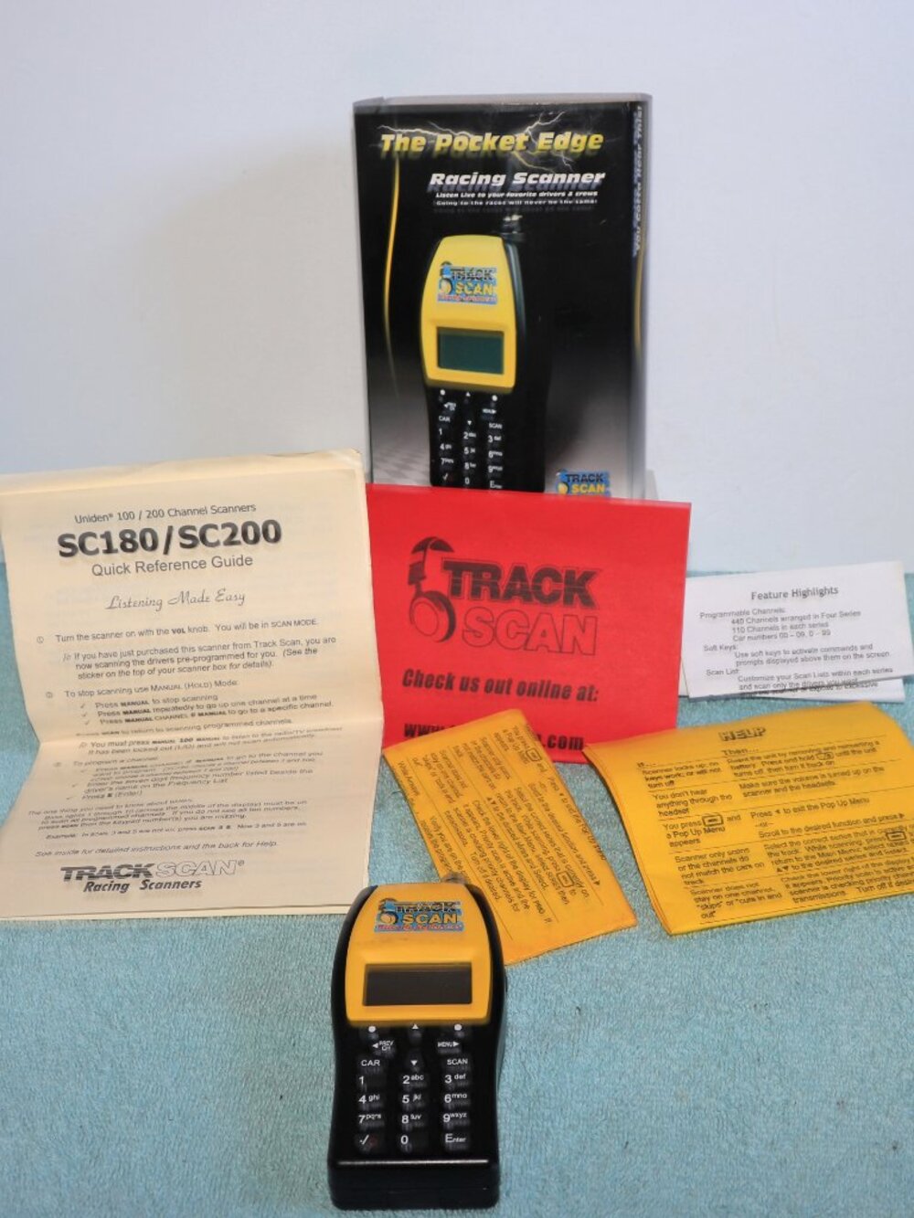 Track Scan Race Scanner 440 II Handheld NASCAR Scanner